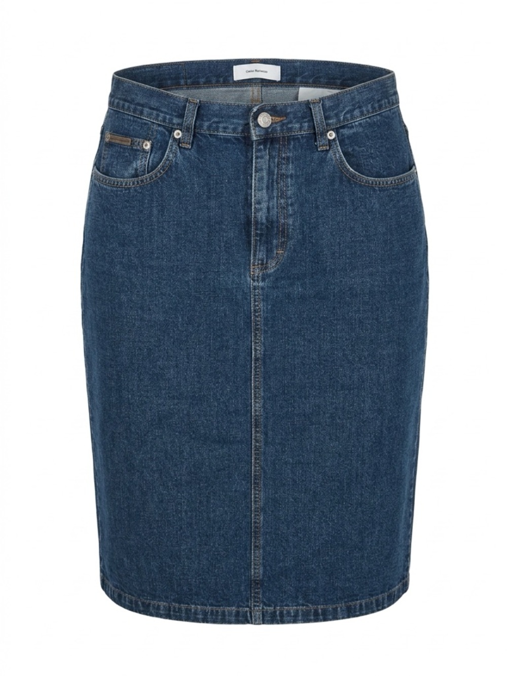 Calvin Klein Jeans Indigo Denim Pencil Skirt